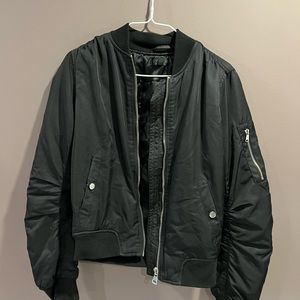 Top Shop Black Bomber Jacket